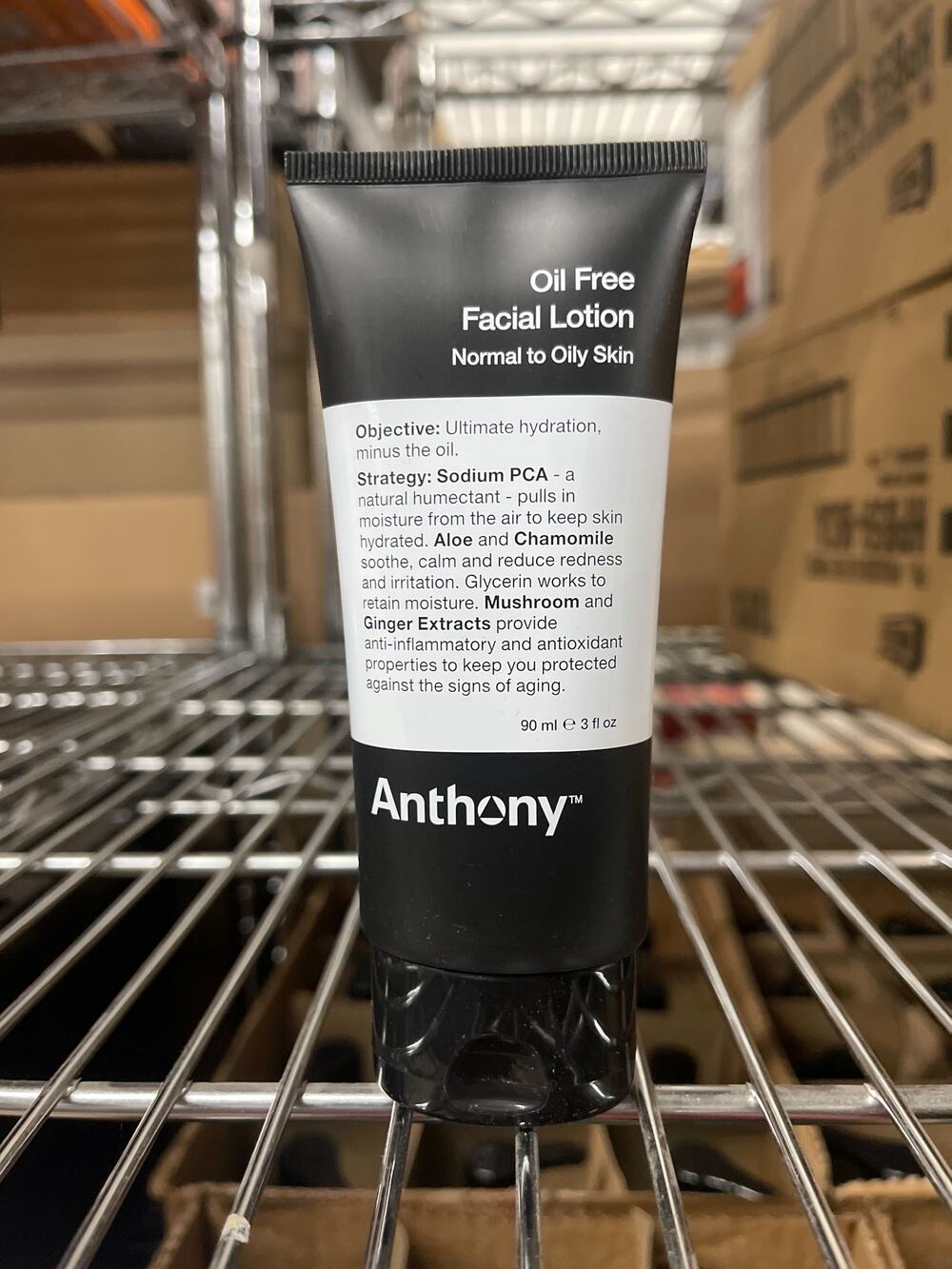 NWT Anthony Oil-Free Facial LotionMen's Hydrating Anti-Aging Moisturizer,3 Fl Oz